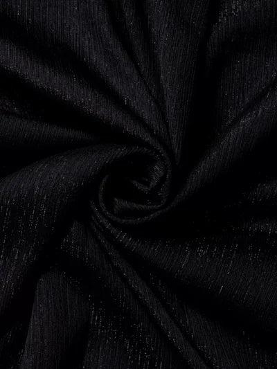 Silk Black Tilla Zare Hijab – Elegant, Luxurious & Comfortable Modest Wear